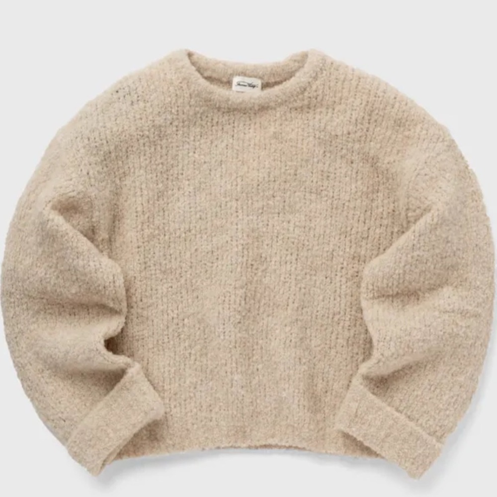 American Vintage Zolly Sweater Cream Long Sleeve